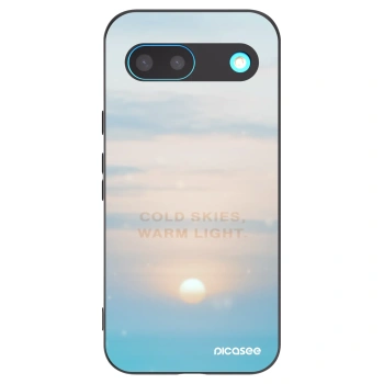 Picasee silikonový černý obal pro Google Pixel 8 - COLD SKIES