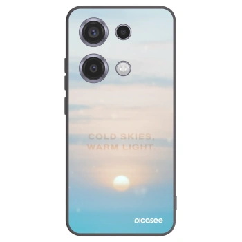Picasee silikonový černý obal pro Xiaomi Redmi Note 14S - COLD SKIES