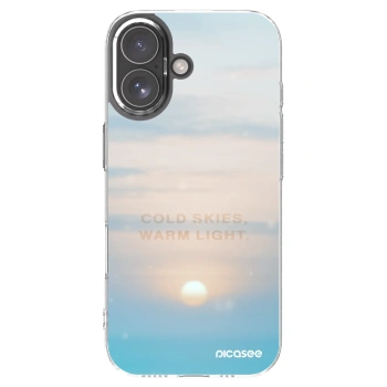 Picasee silikonový průhledný obal pro Apple iPhone 17 - COLD SKIES