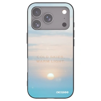 Picasee silikonový černý obal pro Apple iPhone 17 Pro - COLD SKIES
