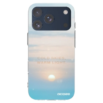 Picasee silikonový průhledný obal pro Apple iPhone 17 Pro - COLD SKIES