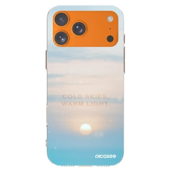 Picasee silikonový průhledný obal pro Apple iPhone 17 Pro Max - COLD SKIES