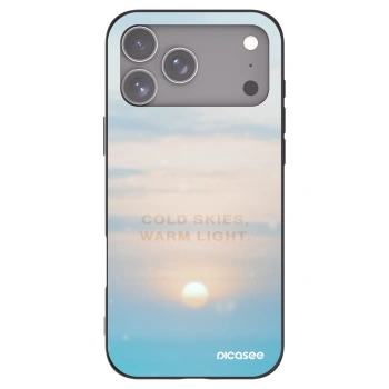 Picasee silikonový černý obal pro Apple iPhone 17 Pro Max - COLD SKIES