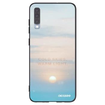 Picasee silikonový černý obal pro Samsung Galaxy A70 A705F - COLD SKIES