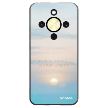 Picasee silikonový černý obal pro Honor Magic8 Lite 5G - COLD SKIES