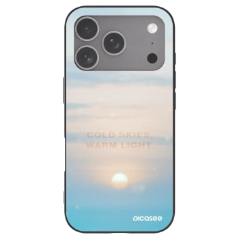 Picasee silikonový černý obal pro Apple iPhone 18 Pro - COLD SKIES