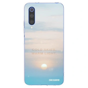 Picasee silikonový průhledný obal pro Xiaomi Mi 9 SE - COLD SKIES