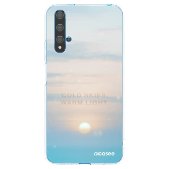 Picasee silikonový průhledný obal pro Huawei Nova 5T - COLD SKIES