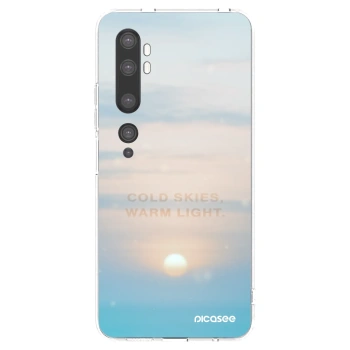 Picasee silikonový průhledný obal pro Xiaomi Mi Note 10 (Pro) - COLD SKIES