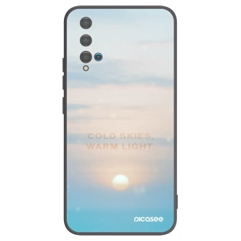 Picasee silikonový černý obal pro Huawei Nova 5T - COLD SKIES