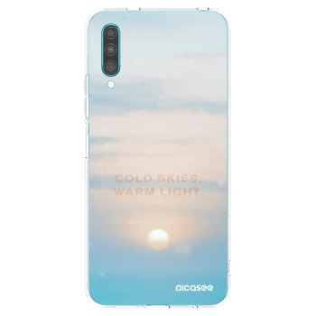 Picasee silikonový průhledný obal pro Samsung Galaxy A30s A307F - COLD SKIES