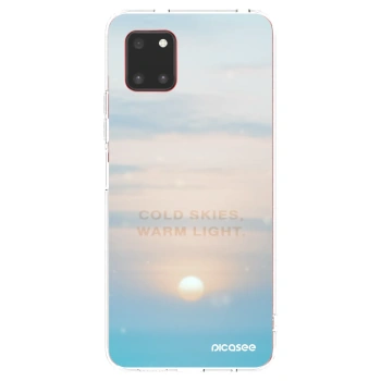 Picasee silikonový průhledný obal pro Samsung Galaxy Note 10 Lite N770F - COLD SKIES