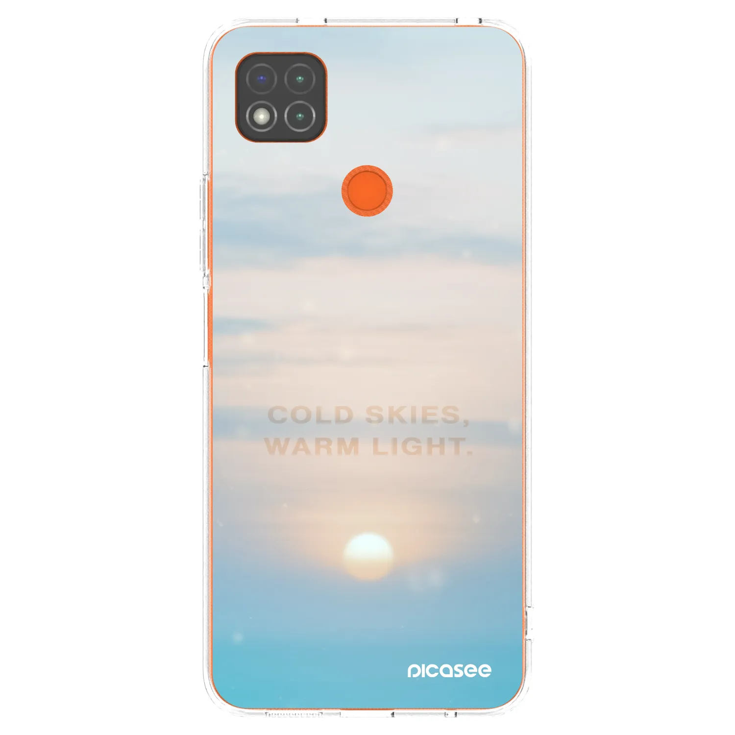 Picasee silikonový průhledný obal pro Xiaomi Redmi 9C - COLD SKIES