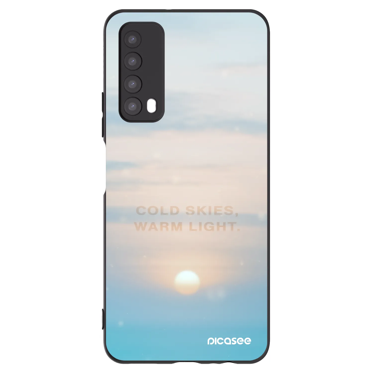Picasee silikonový černý obal pro Huawei P Smart 2021 - COLD SKIES