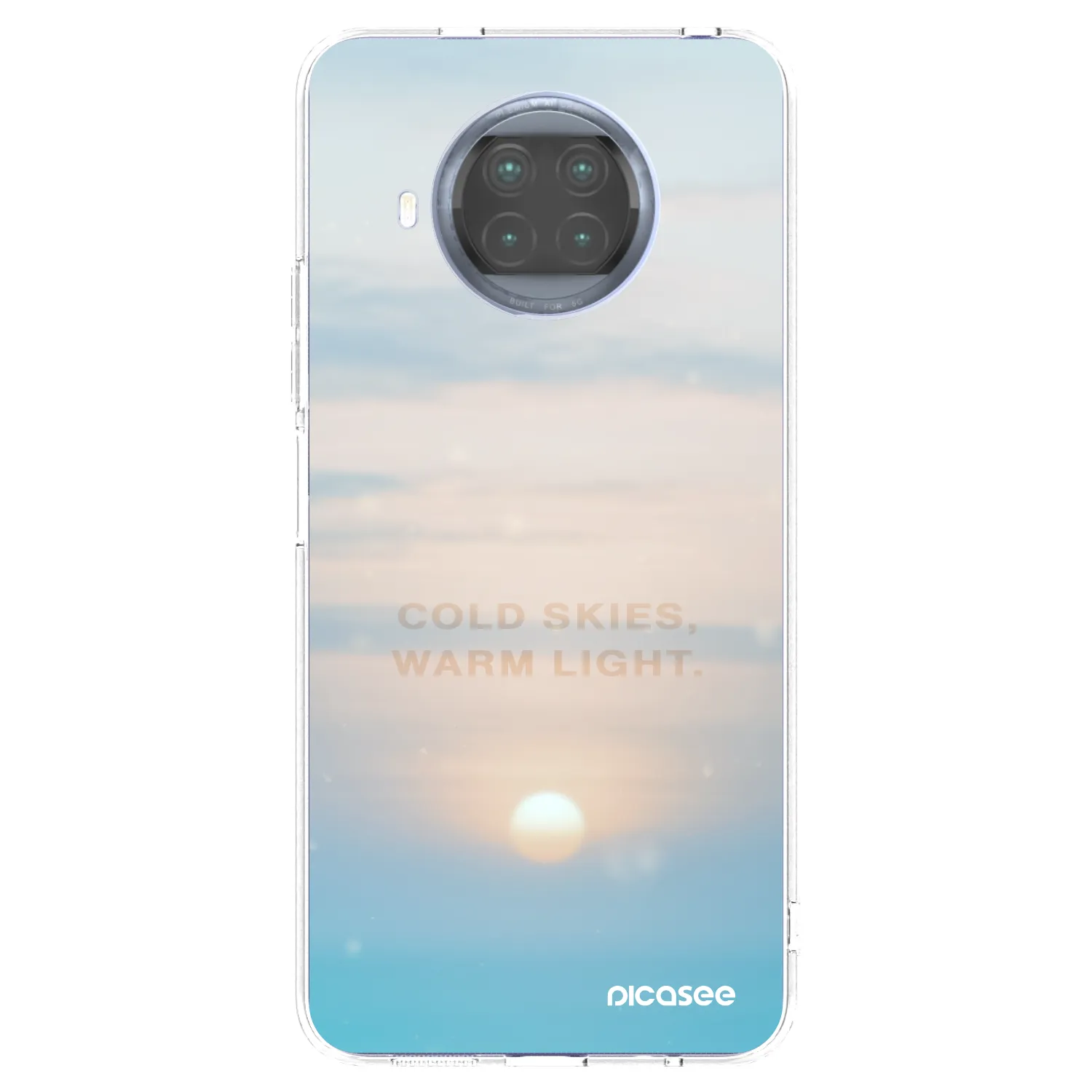 Picasee silikonový průhledný obal pro Xiaomi Mi 10T Lite - COLD SKIES