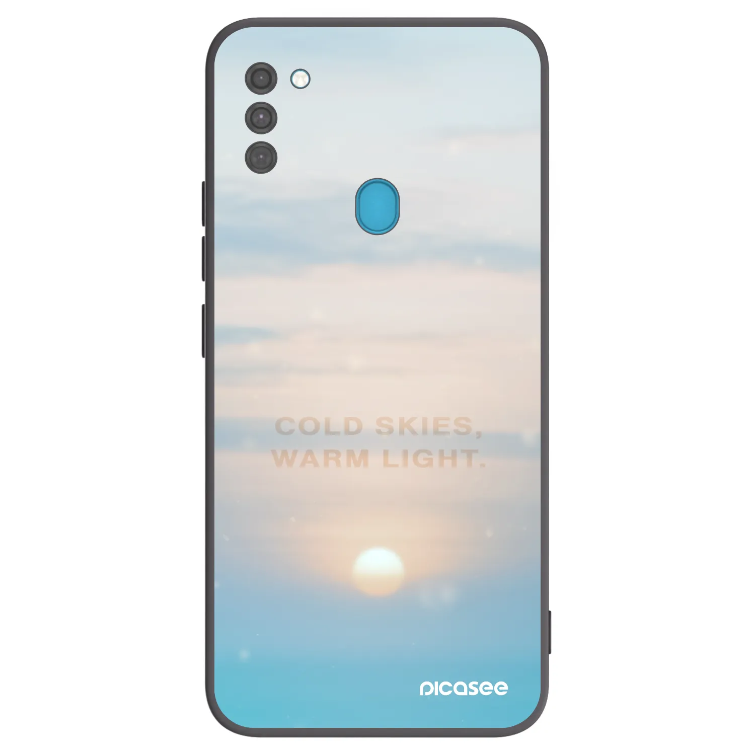 Picasee silikonový černý obal pro Samsung Galaxy M11 - COLD SKIES