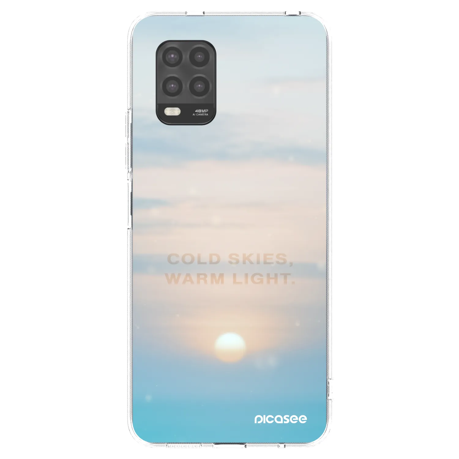 Picasee silikonový průhledný obal pro Xiaomi Mi 10 Lite - COLD SKIES