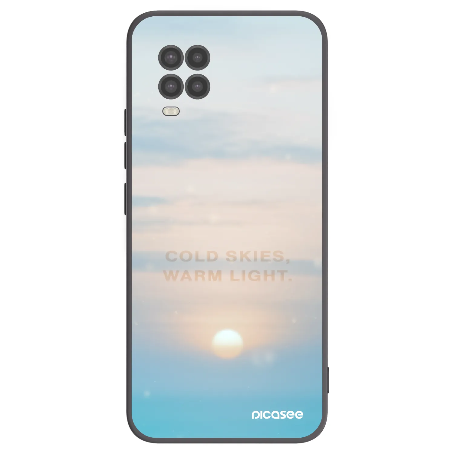 Picasee silikonový černý obal pro Xiaomi Mi 10 Lite - COLD SKIES