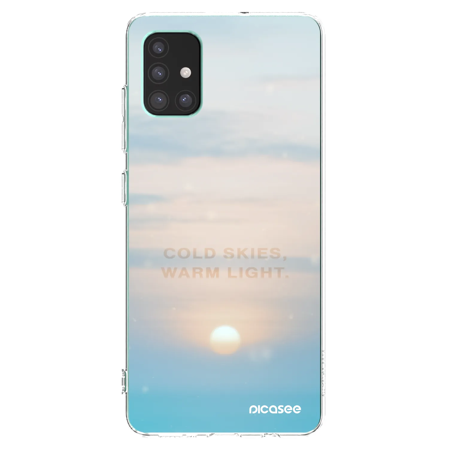 Picasee silikonový průhledný obal pro Samsung Galaxy M51 M515F - COLD SKIES