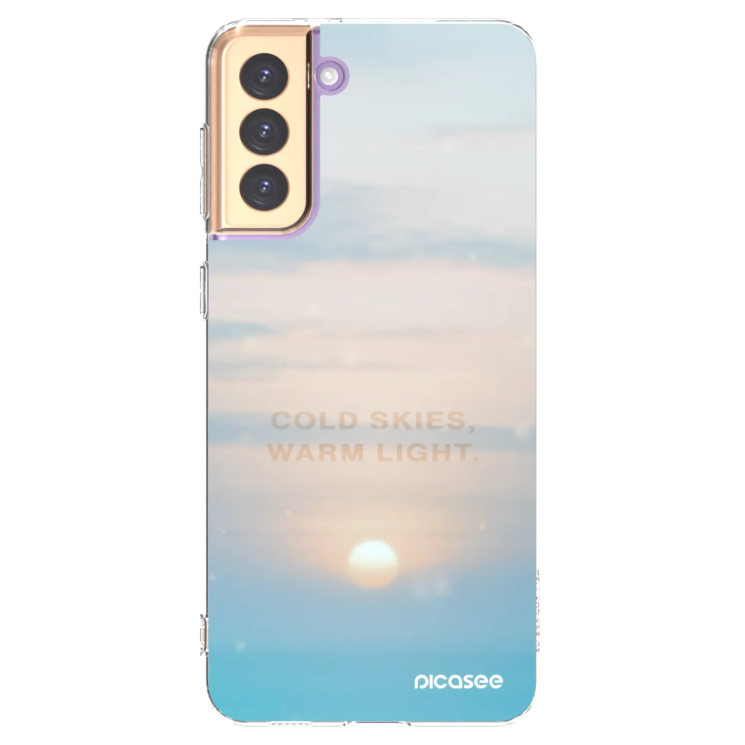 Picasee silikonový průhledný obal pro Samsung Galaxy S21+ 5G G996F - COLD SKIES