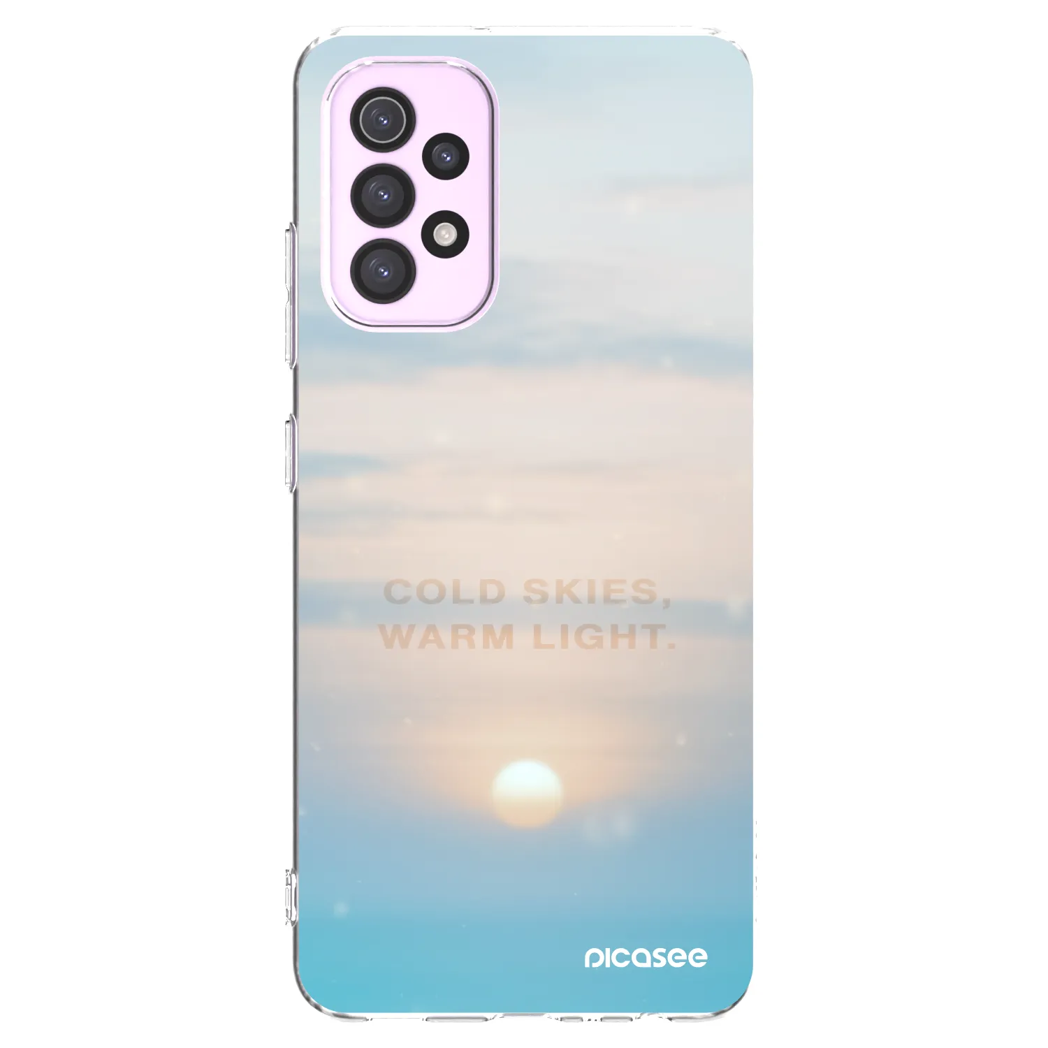 Picasee silikonový průhledný obal pro Samsung Galaxy A32 5G A326B - COLD SKIES