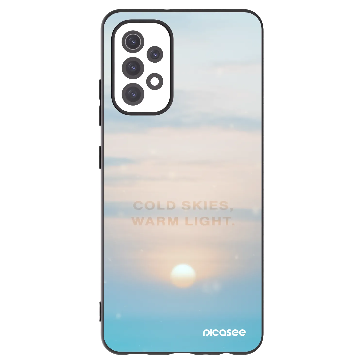 Picasee silikonový černý obal pro Samsung Galaxy A32 5G A326B - COLD SKIES