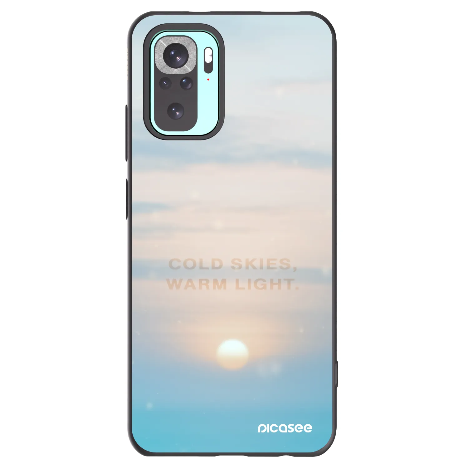 Picasee silikonový černý obal pro Xiaomi Redmi Note 10 Pro - COLD SKIES