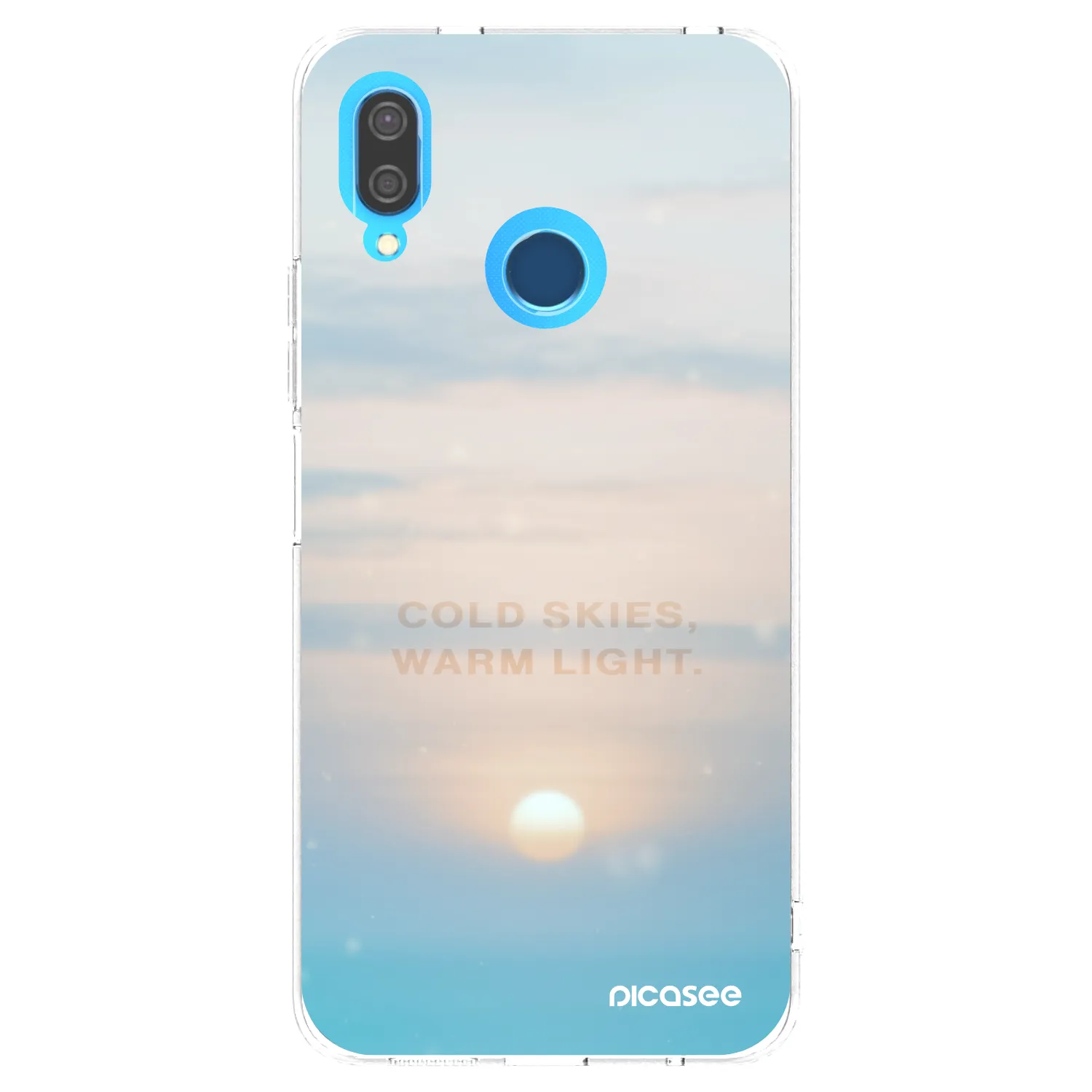 Picasee silikonový průhledný obal pro Huawei P20 Lite - COLD SKIES