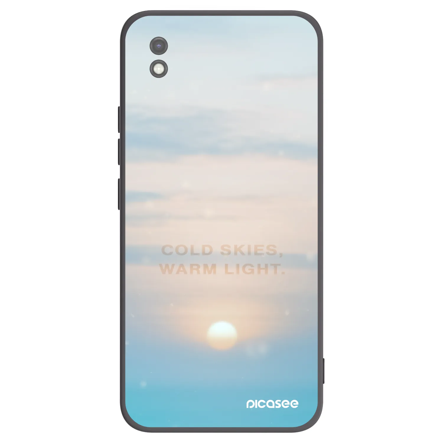 Picasee silikonový černý obal pro Xiaomi Redmi 9AT - COLD SKIES