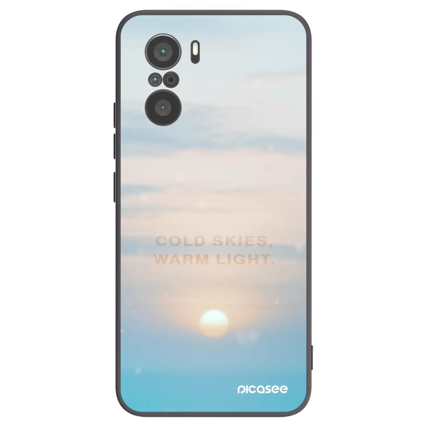 Picasee silikonový černý obal pro Xiaomi Poco F3 - COLD SKIES