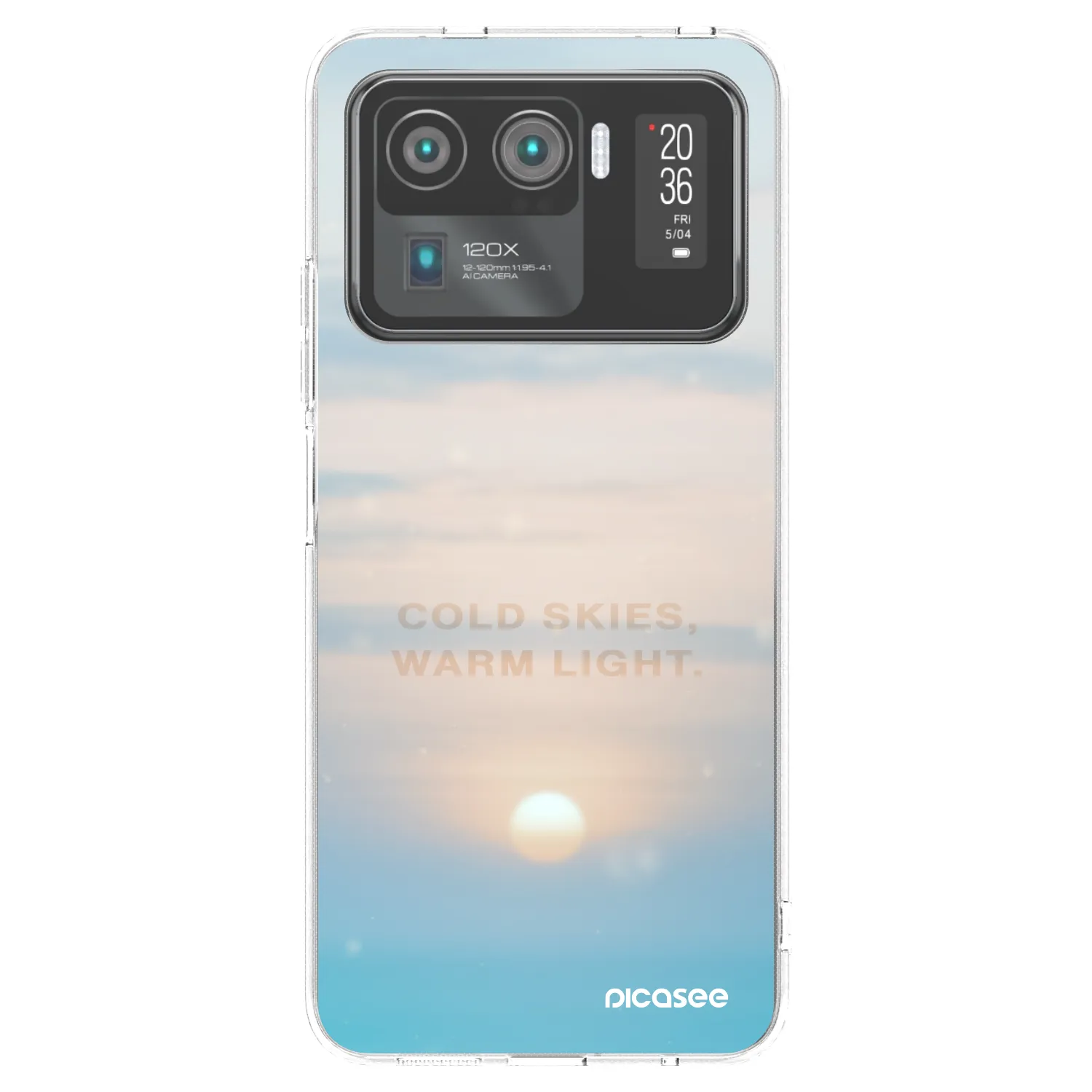 Picasee silikonový průhledný obal pro Xiaomi Mi 11 Ultra - COLD SKIES