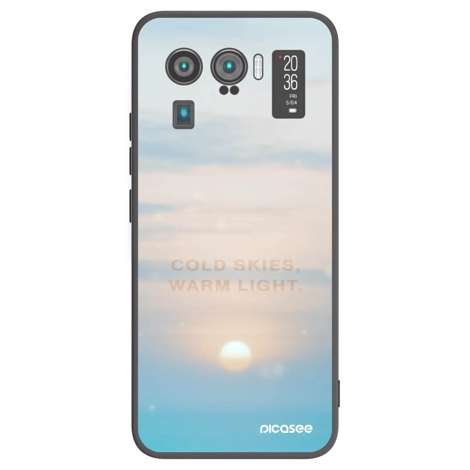 Picasee silikonový černý obal pro Xiaomi Mi 11 Ultra - COLD SKIES
