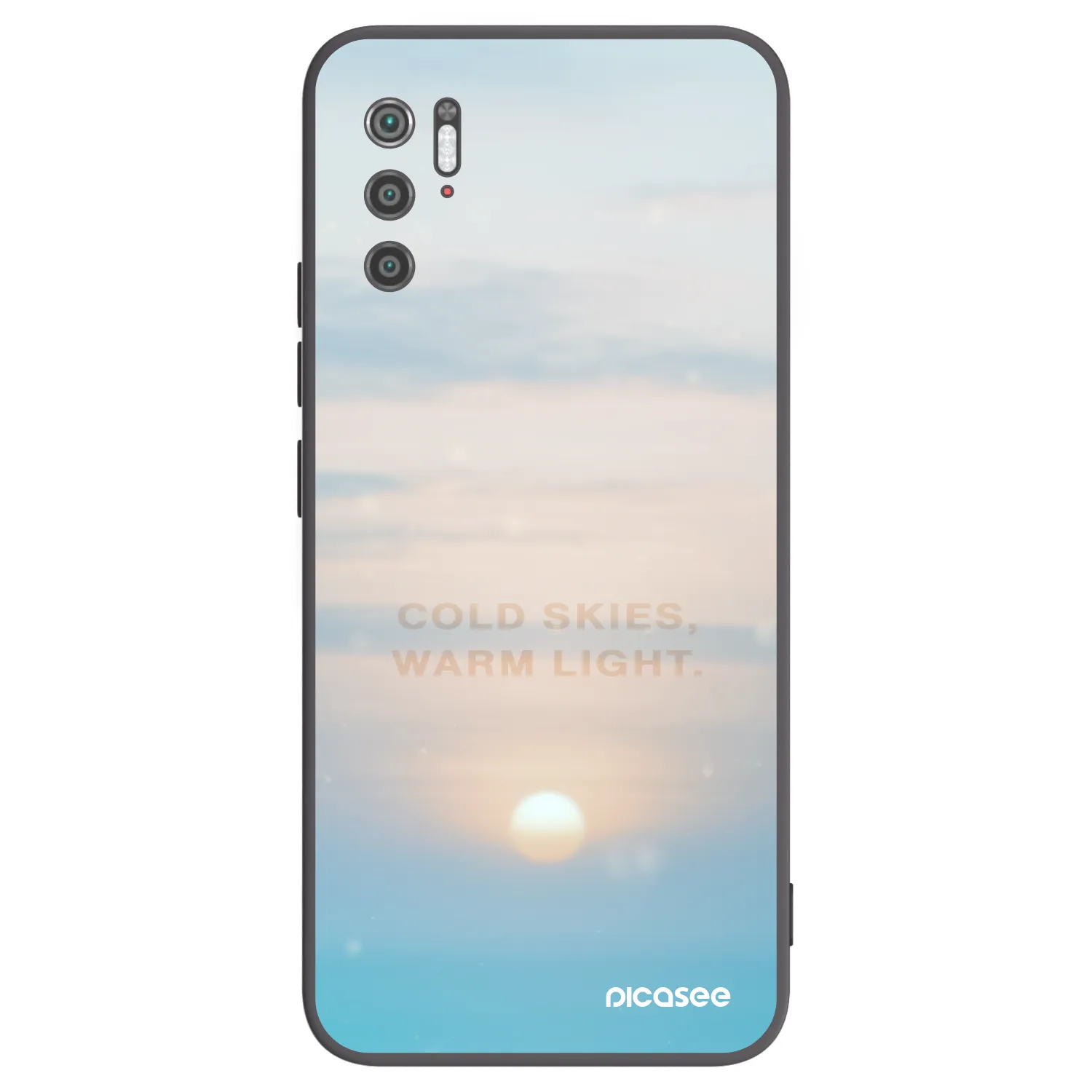 Picasee silikonový černý obal pro Xiaomi Poco M3 Pro 5G - COLD SKIES
