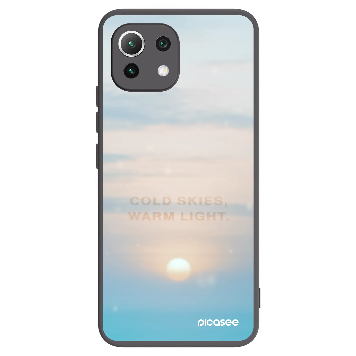 Picasee silikonový černý obal pro Xiaomi 11 Lite 5G NE - COLD SKIES