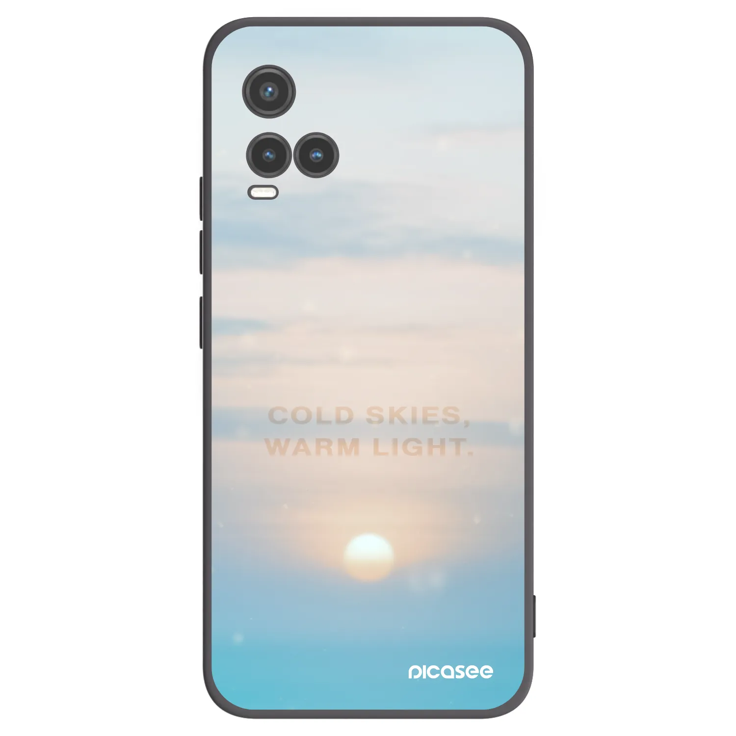 Picasee silikonový černý obal pro Vivo Y33s - COLD SKIES