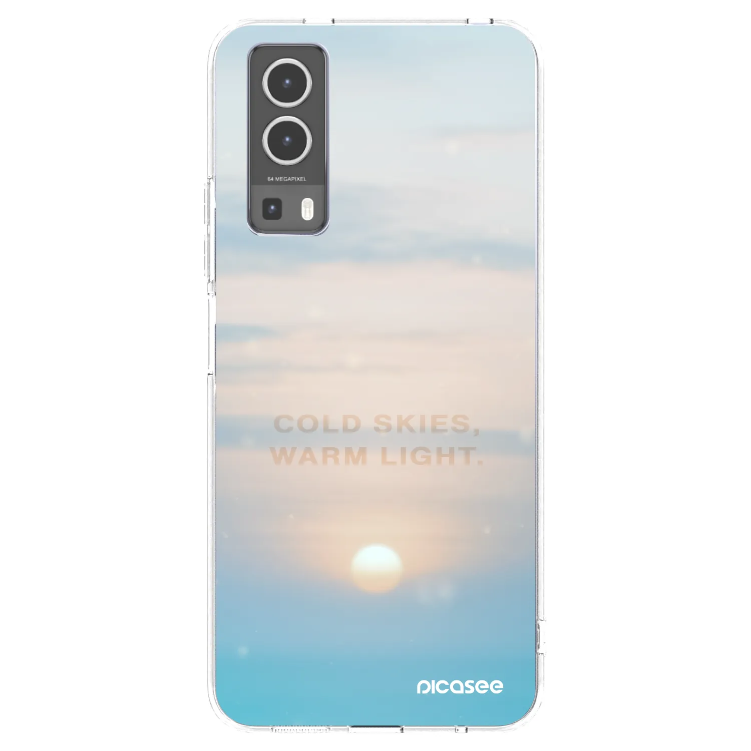 Picasee silikonový průhledný obal pro Vivo Y72 5G - COLD SKIES