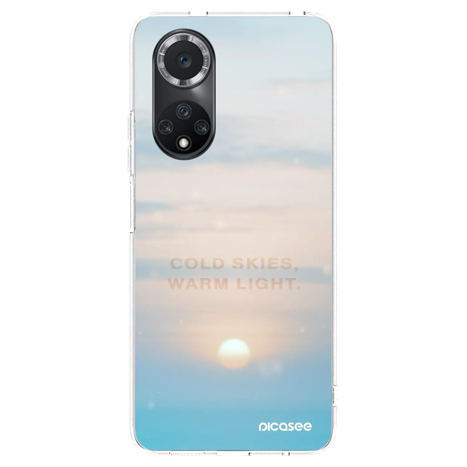 Picasee silikonový průhledný obal pro Huawei Nova 9 SE - COLD SKIES