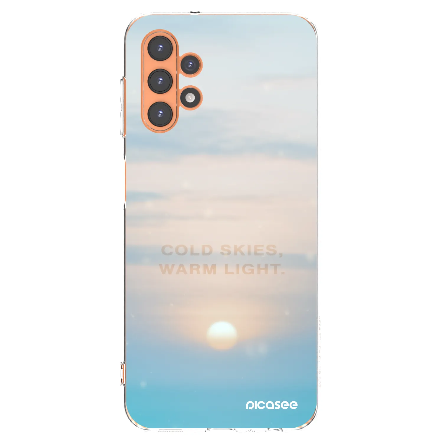 Picasee silikonový průhledný obal pro Samsung Galaxy A13 4G A135 - COLD SKIES