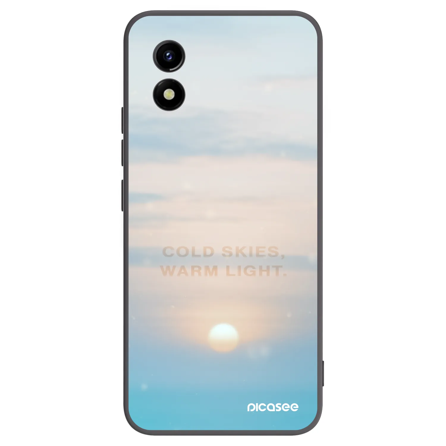 Picasee silikonový černý obal pro Vivo Y01 - COLD SKIES