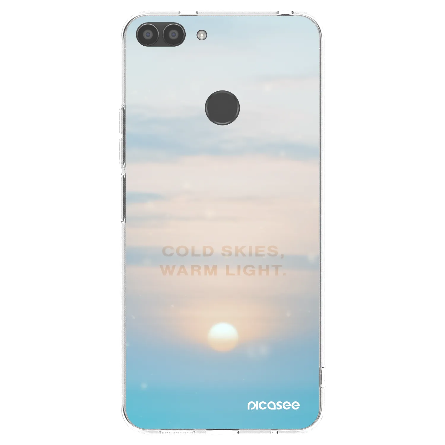 Picasee silikonový průhledný obal pro Huawei P Smart - COLD SKIES
