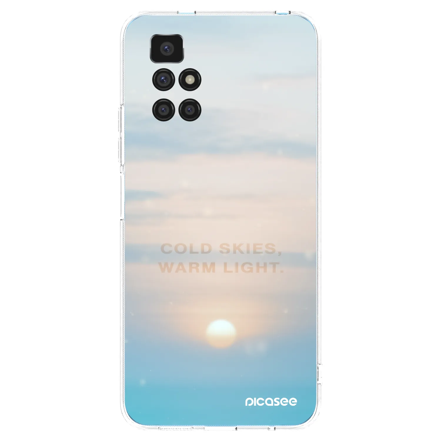 Picasee silikonový průhledný obal pro Xiaomi Redmi 10 (2022) - COLD SKIES