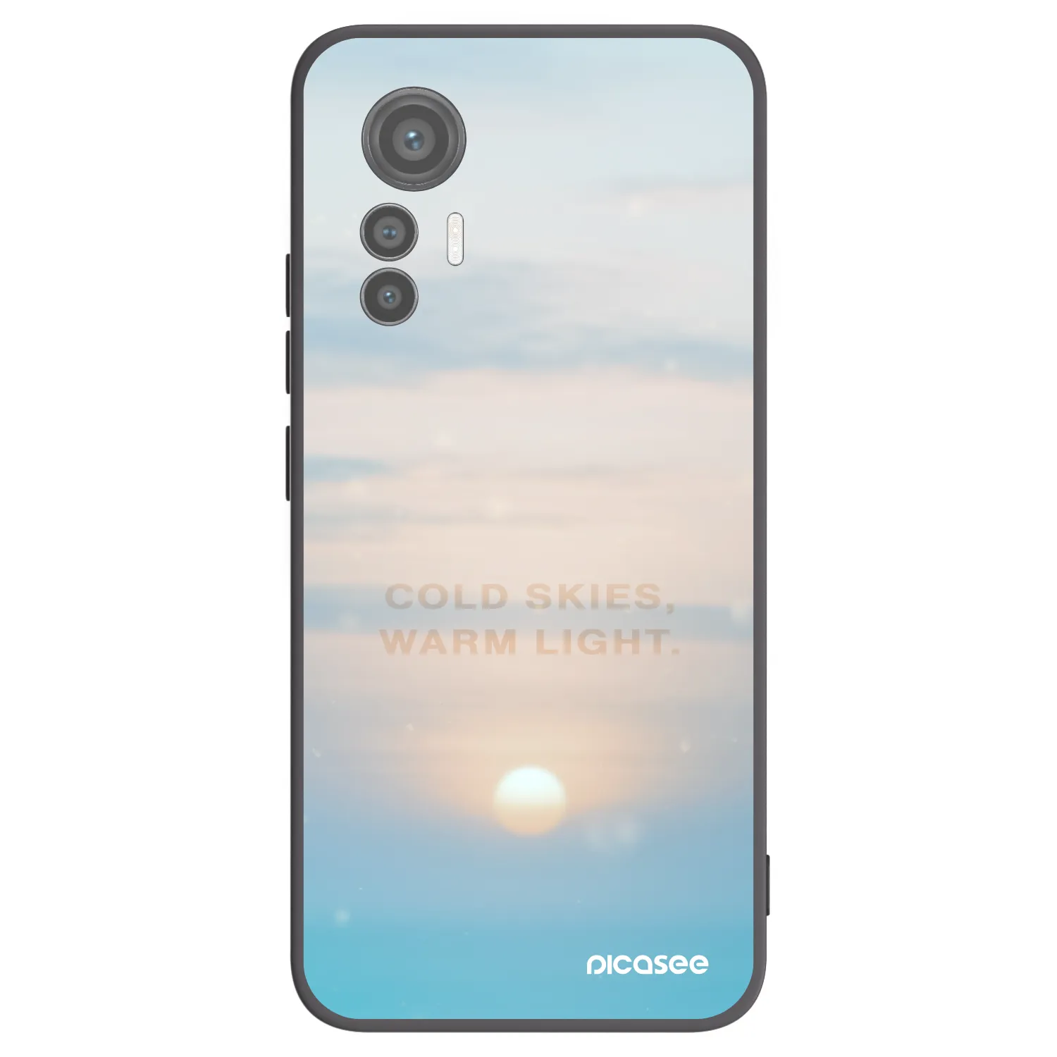 Picasee silikonový černý obal pro Xiaomi 12 Lite - COLD SKIES