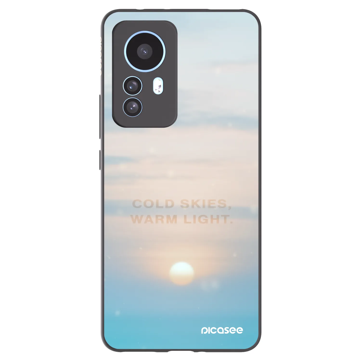 Picasee silikonový černý obal pro Xiaomi 12T - COLD SKIES
