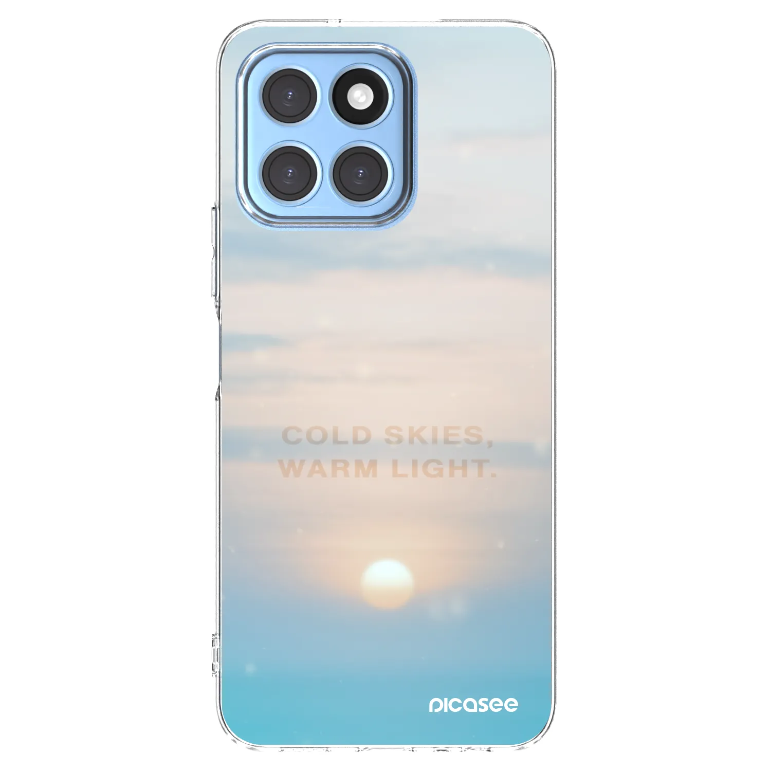 Picasee silikonový průhledný obal pro Honor X6 - COLD SKIES