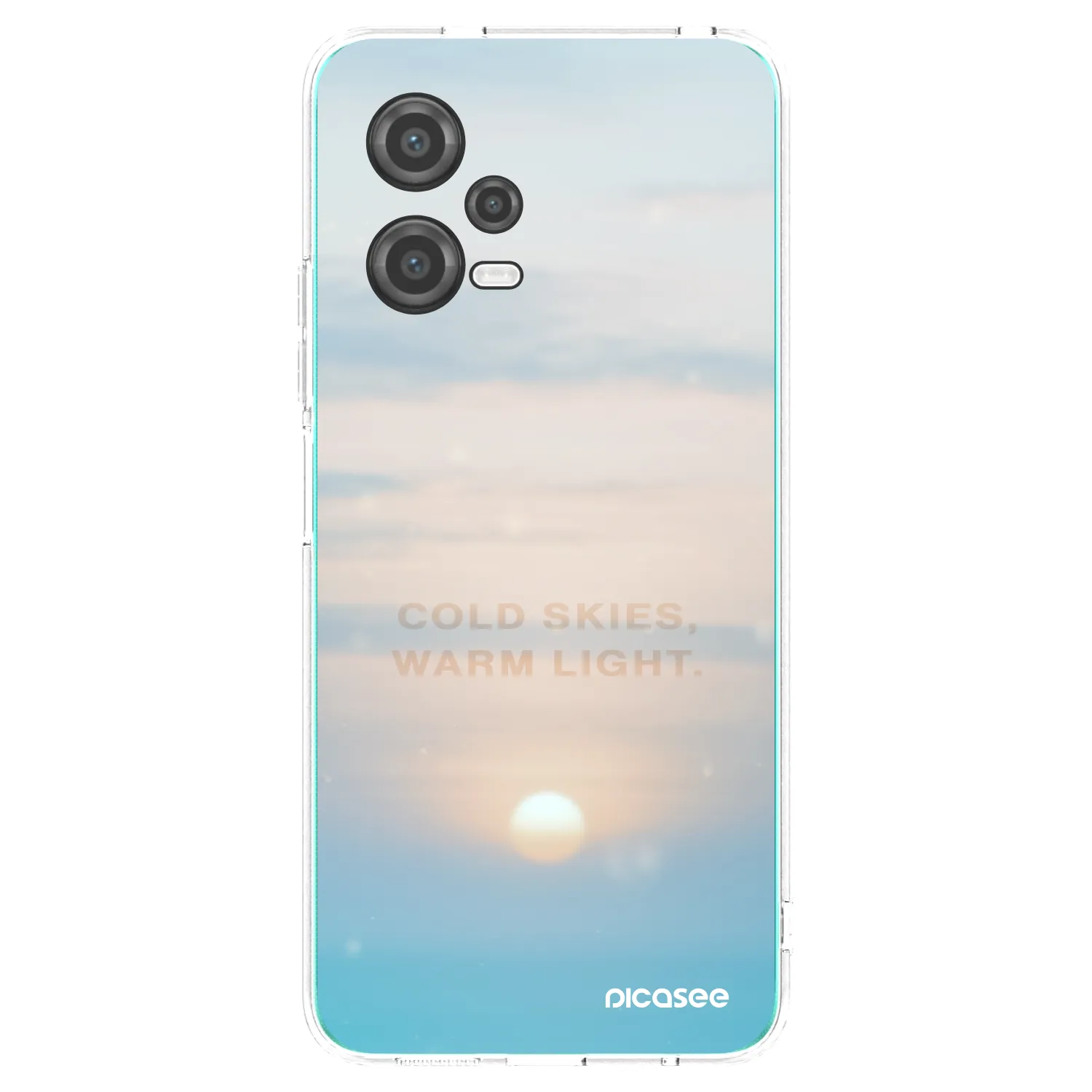 Picasee silikonový průhledný obal pro Xiaomi Poco X5 - COLD SKIES