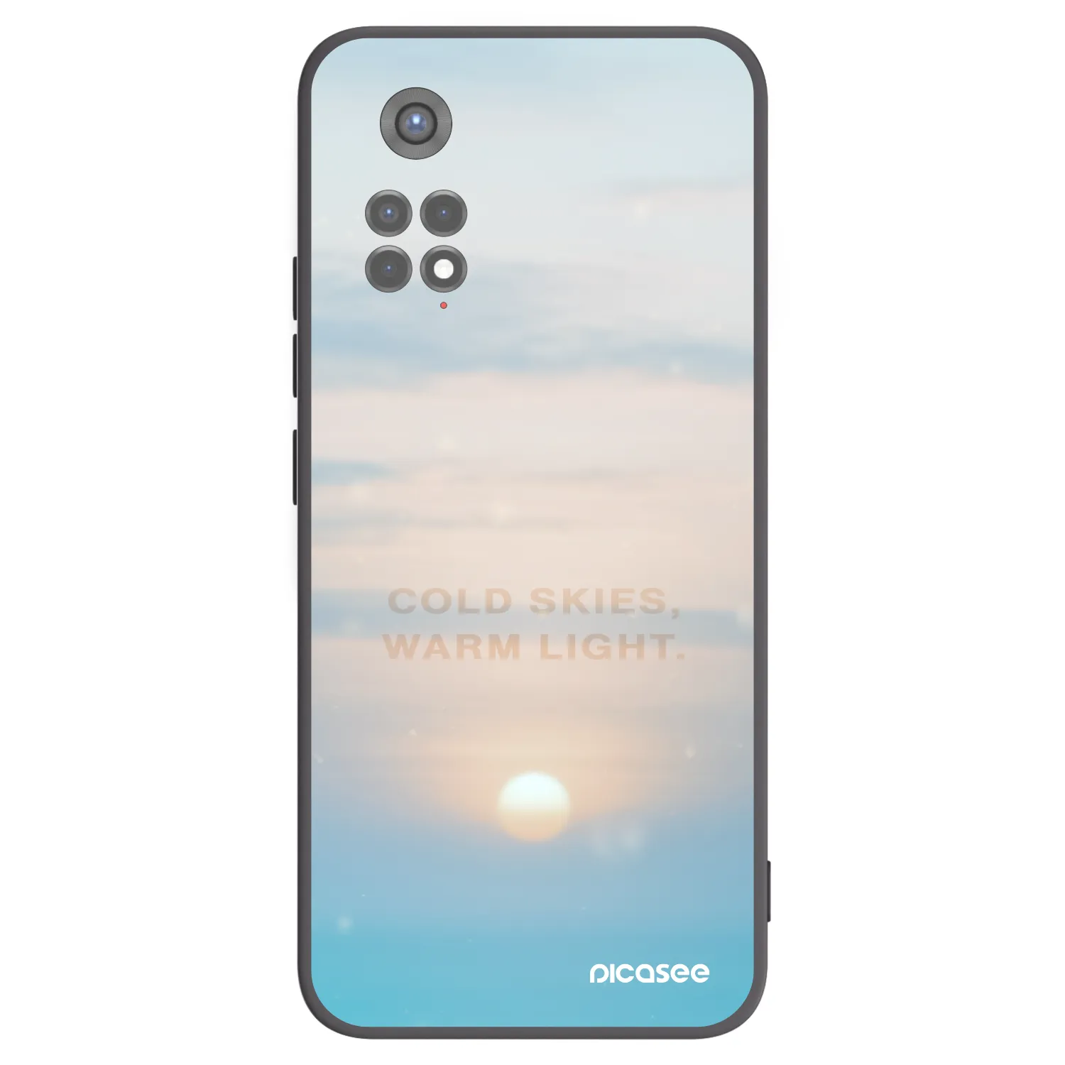 Picasee silikonový černý obal pro Xiaomi Redmi Note 11S 5G - COLD SKIES