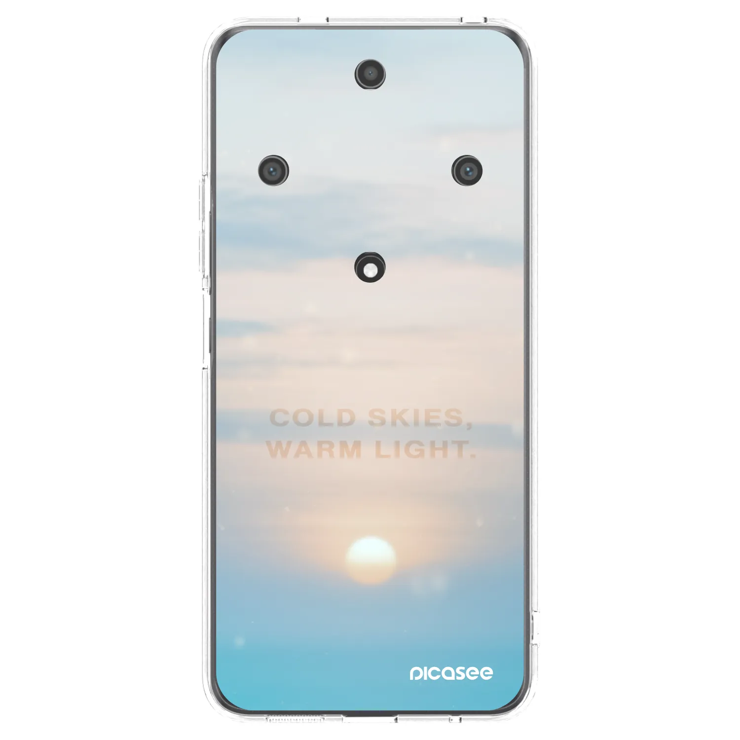 Picasee silikonový průhledný obal pro Honor Magic5 Lite 5G - COLD SKIES