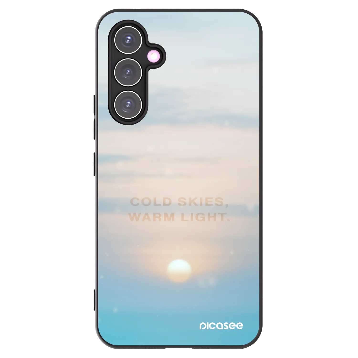 Picasee silikonový černý obal pro Samsung Galaxy A54 5G A546B - COLD SKIES