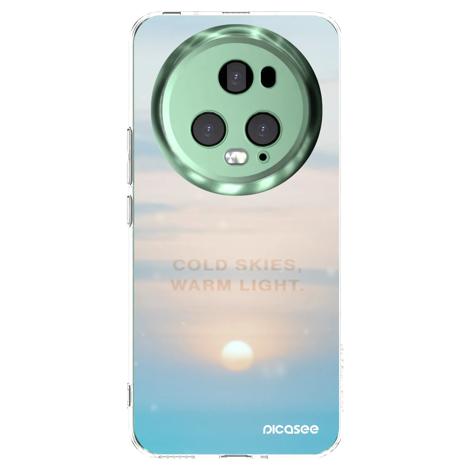 Picasee silikonový průhledný obal pro Honor Magic5 Pro - COLD SKIES