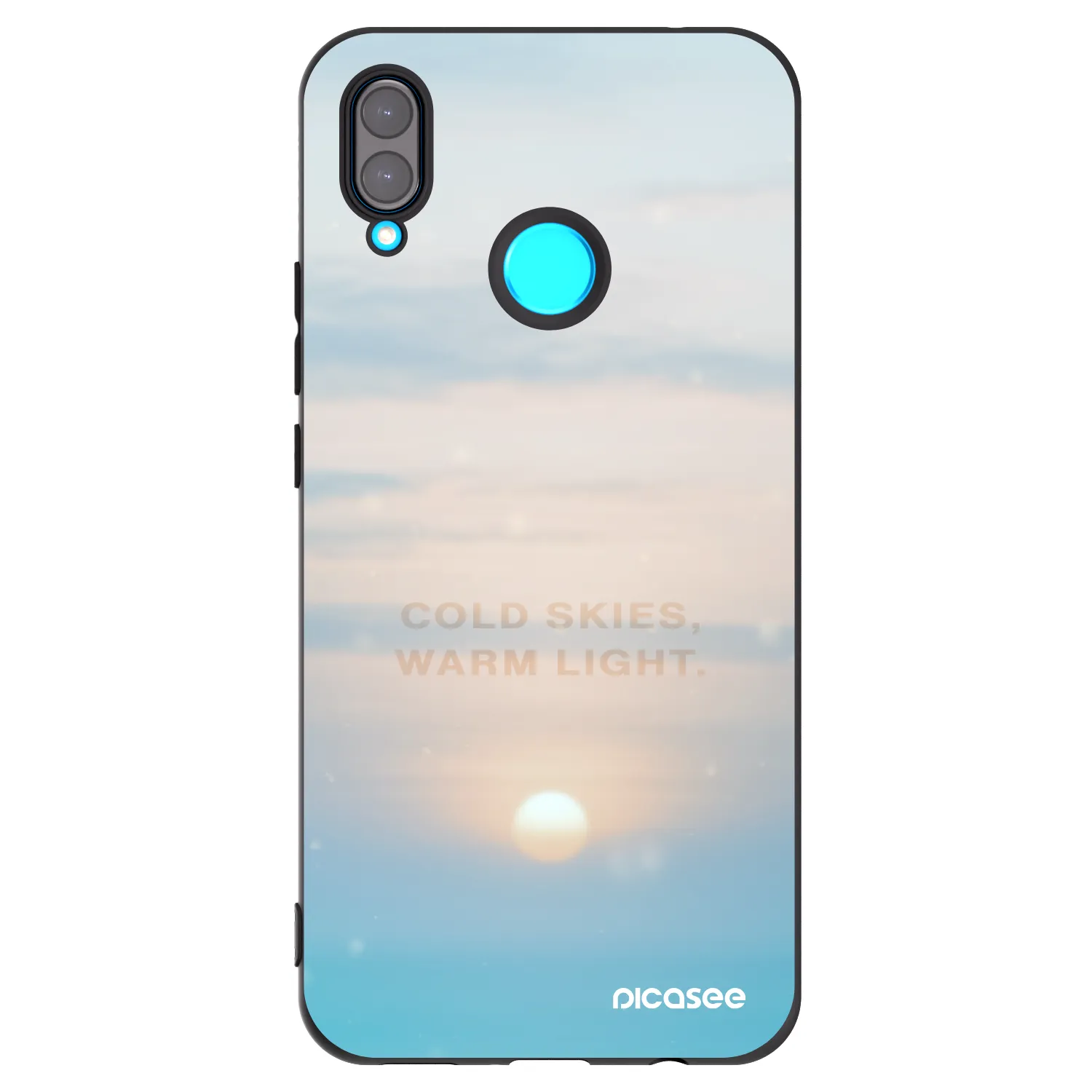 Picasee silikonový černý obal pro Huawei Nova 3 - COLD SKIES